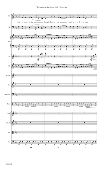 Christmas in the Great Hall - Instrumental Ensemble Score and Parts