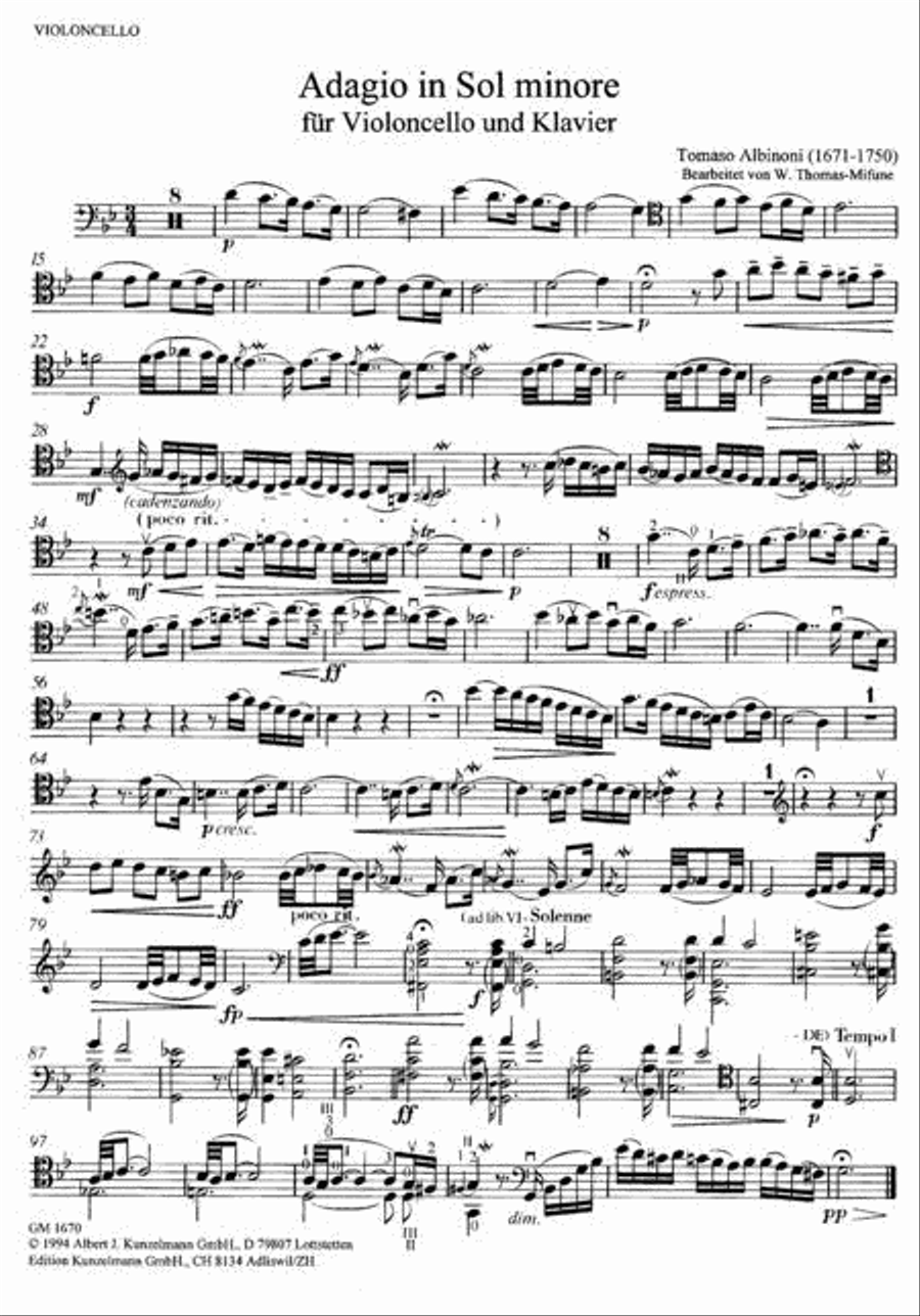 Adagio Piano Accompaniment scores gallery preview page 4