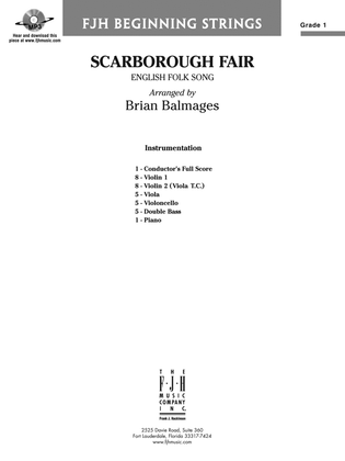 Scarborough Fair: Score