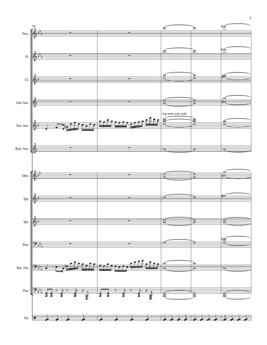 Black Betty Marching Band scores gallery preview page 3