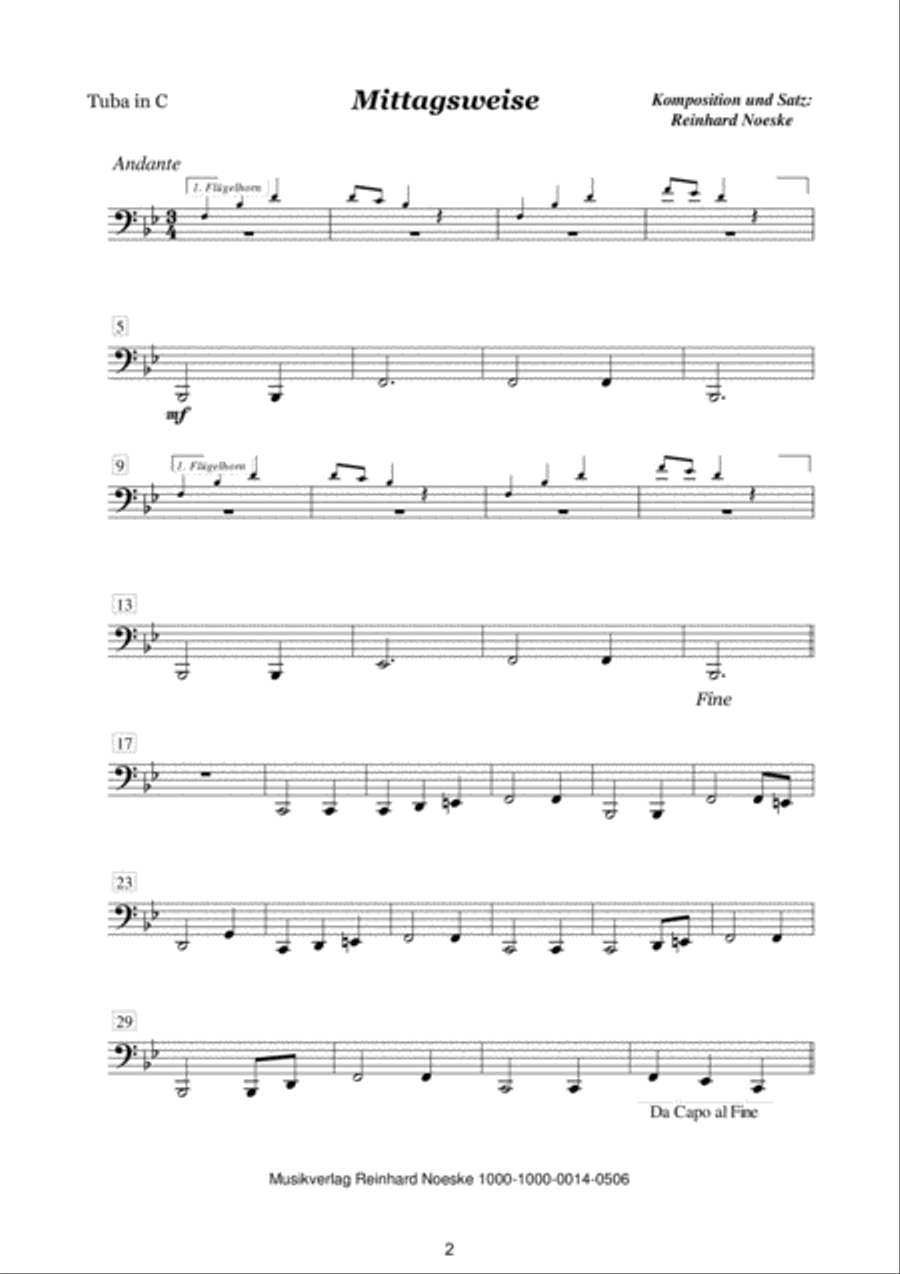 Acht Bläserweisen im alpenländischen Stil für Blechbläserquintett Brass Ensemble scores gallery preview page 4