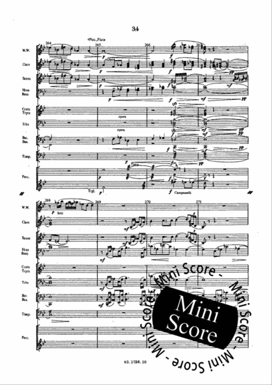 A New Dress for the Emperor Concert Band scores gallery preview page 43