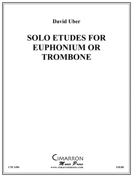 Solo Etudes for Euphonium