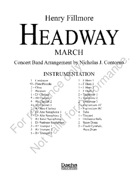 Headway March image number null