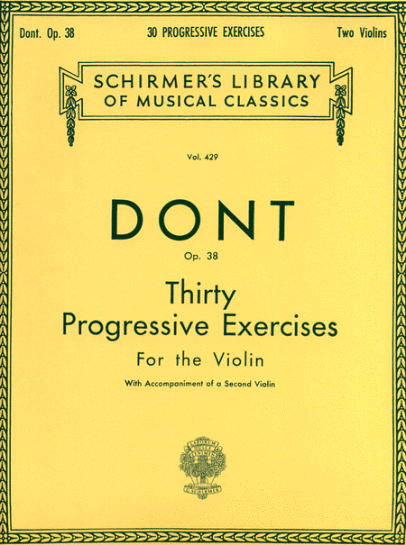 30 Progressive Exercises, Op. 38