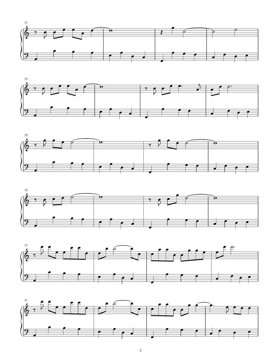 Adrift Piano Solo scores gallery preview page 2