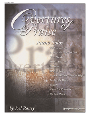 Book cover for Overtures of Praise