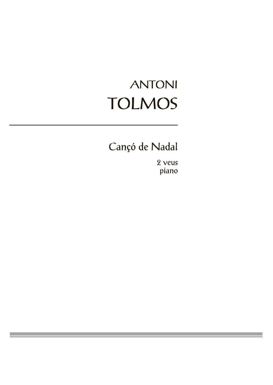Cançó de nadal Cançó de nadal Piano scores gallery preview page 3