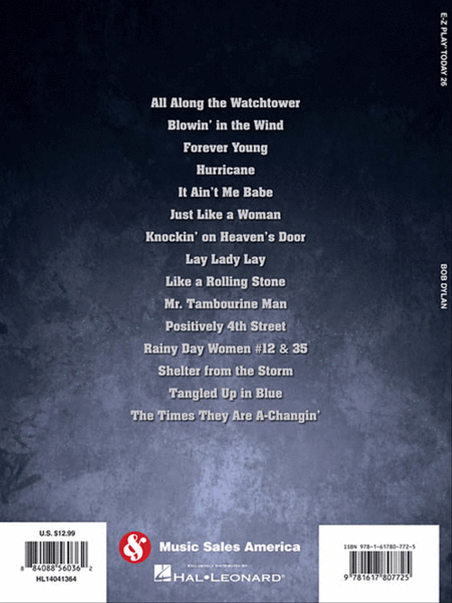 Bob Dylan Bob Dylan Electronic Keyboard scores gallery preview page 2