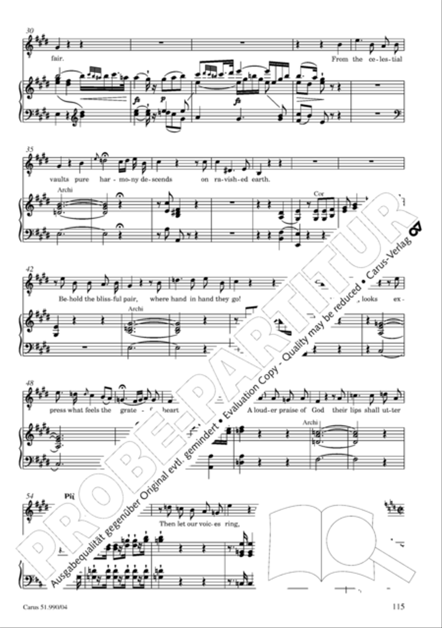 The Creation 4-Part scores gallery preview page 116