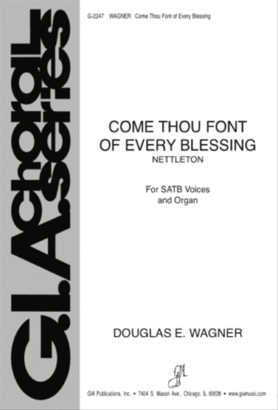 Come, Thou Font of Every Blessing 4-Part scores gallery preview page 1