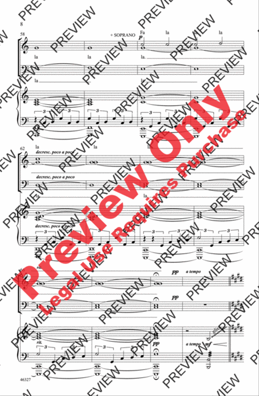 Deck the Hall 4-Part scores gallery preview page 8