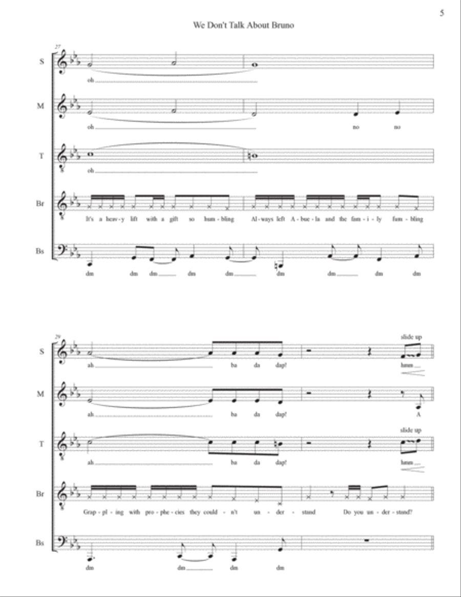 We Don't Talk About Bruno Divisi scores gallery preview page 5