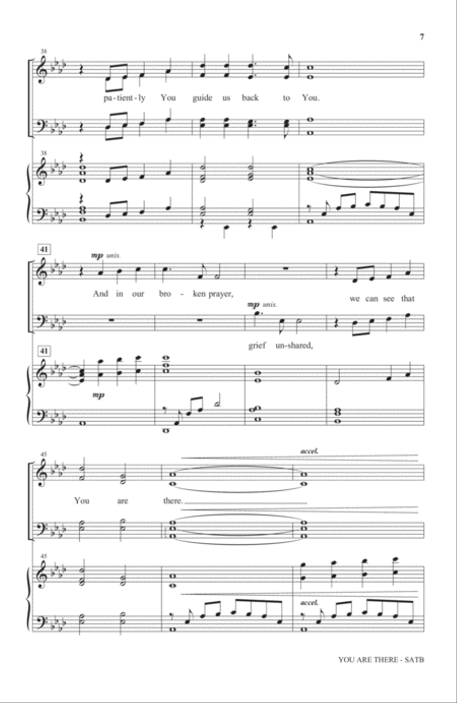 You Are There 4-Part scores gallery preview page 5