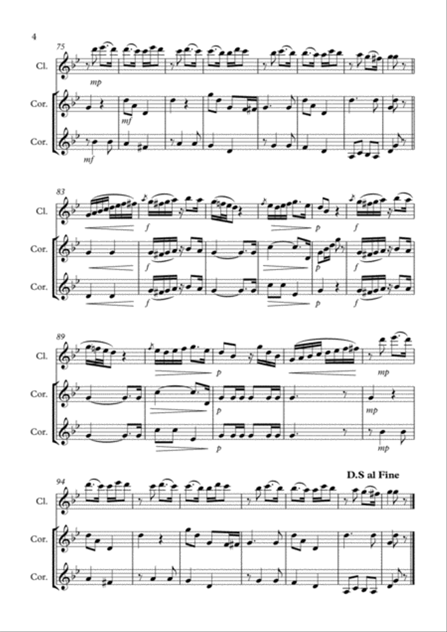 La Cumparsita Brass Ensemble scores gallery preview page 4