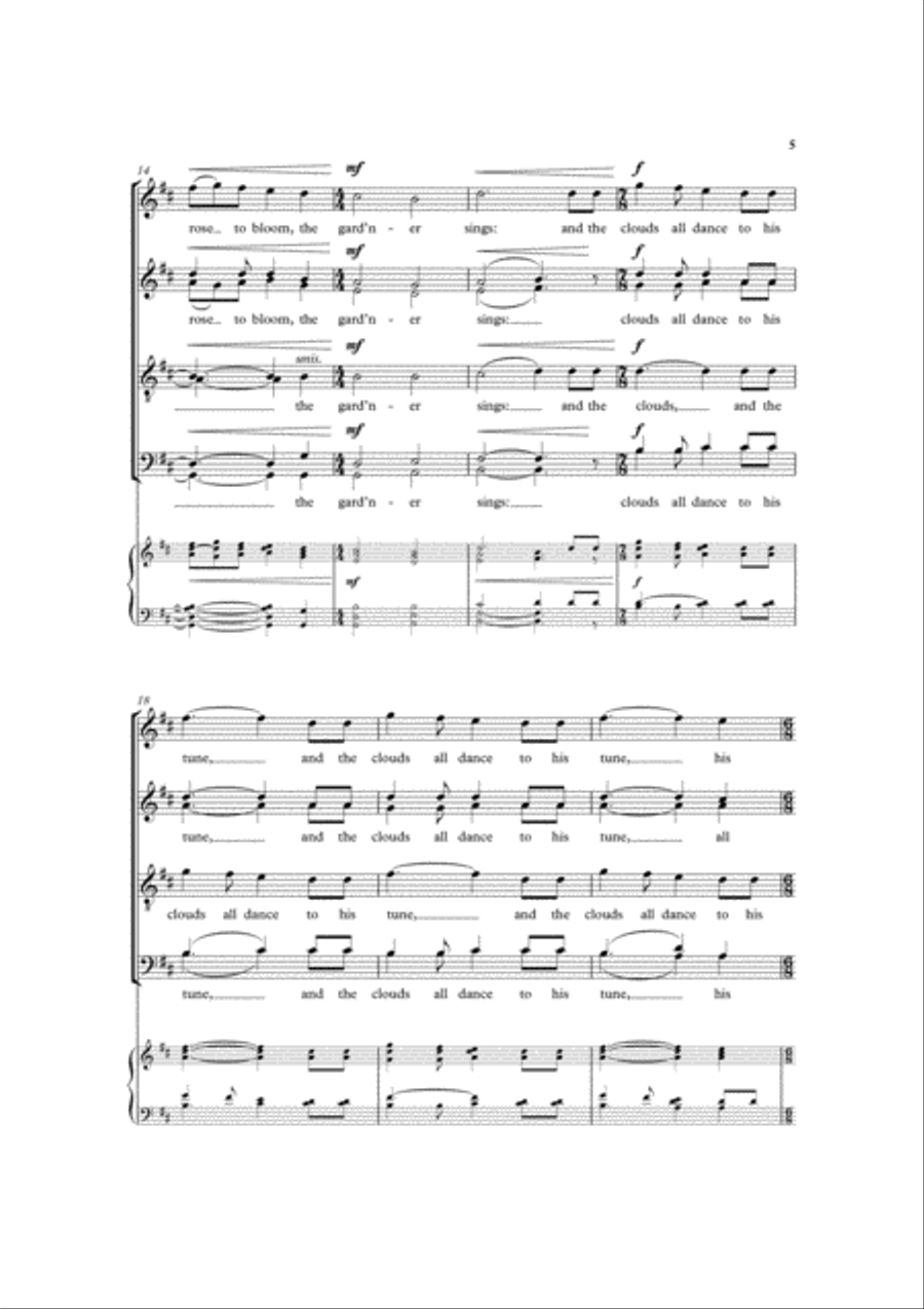 The Rose in the Middle of Winter SSAATTBB scores gallery preview page 4