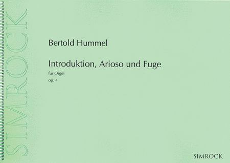 Introduktion, Arioso und Fuge, Op. 4