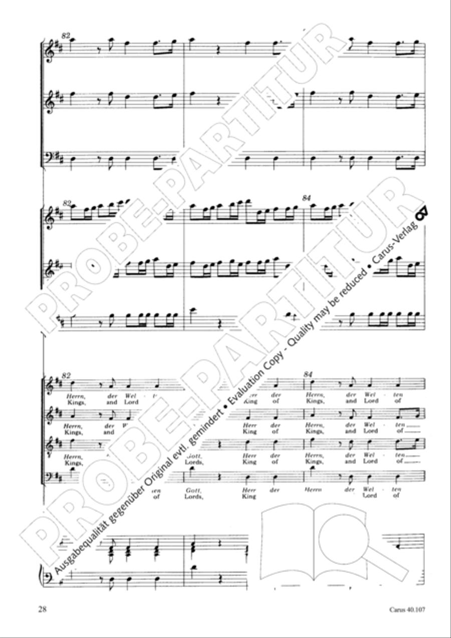 Halleluja (Jesus erschliesst uns die Schrift) 4-Part scores gallery preview page 29