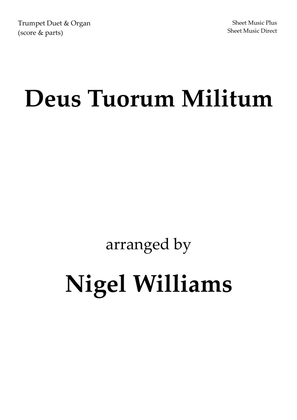 Book cover for Deus Tuorum Militum, for Trumpet Duet and Organ