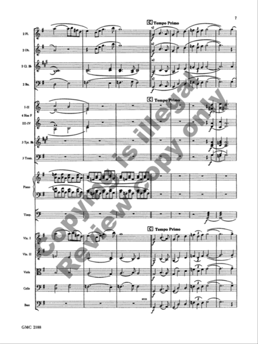 Symphonette in D (Additional Full Score) Orchestra scores gallery preview page 19