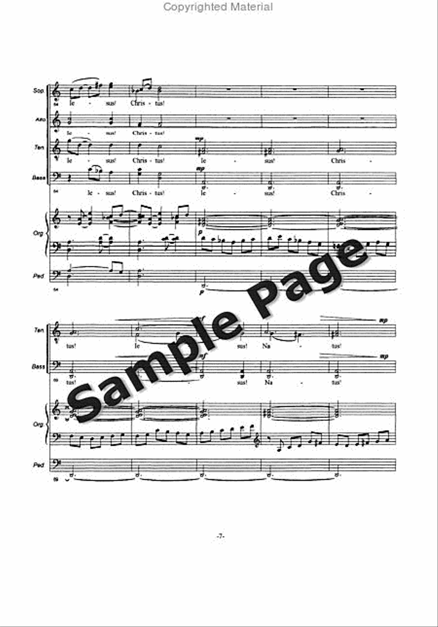 Pilgrim Jesus SSAATTBB scores gallery preview page 12