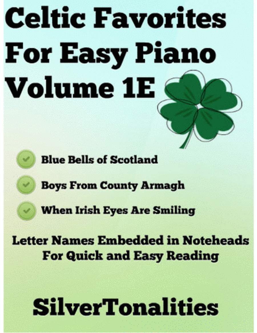 Celtic Favorites for Easy Piano Volume 1E Sheet Music