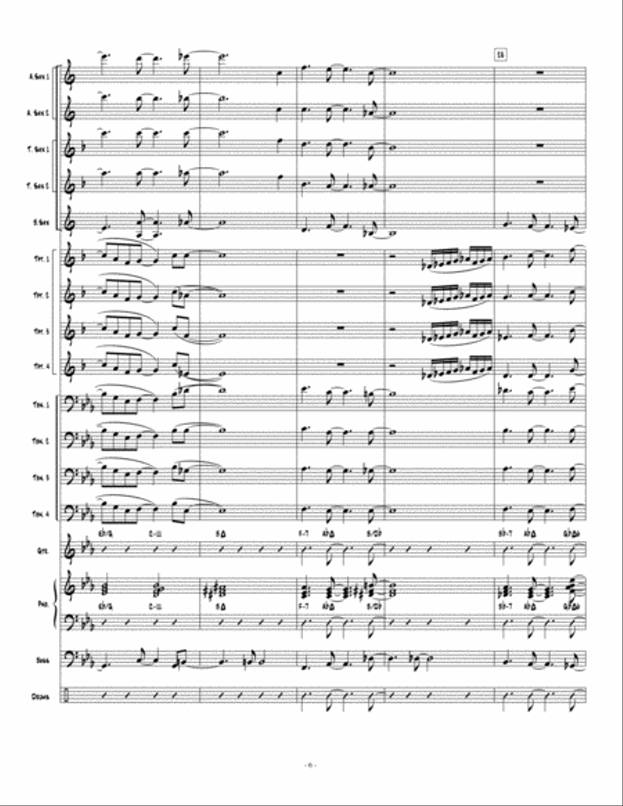 Speed Shift Speed Shift Jazz Ensemble scores gallery preview page 7