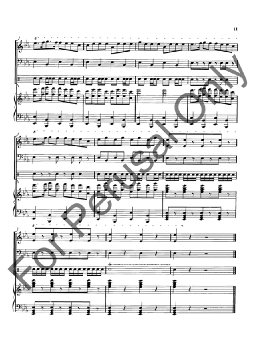 Good News From Beijing To The Borderland Village Percussion scores gallery preview page 12