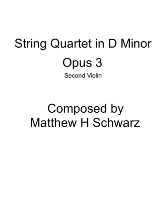 String Quartet 1 in D Minor - Second Violin