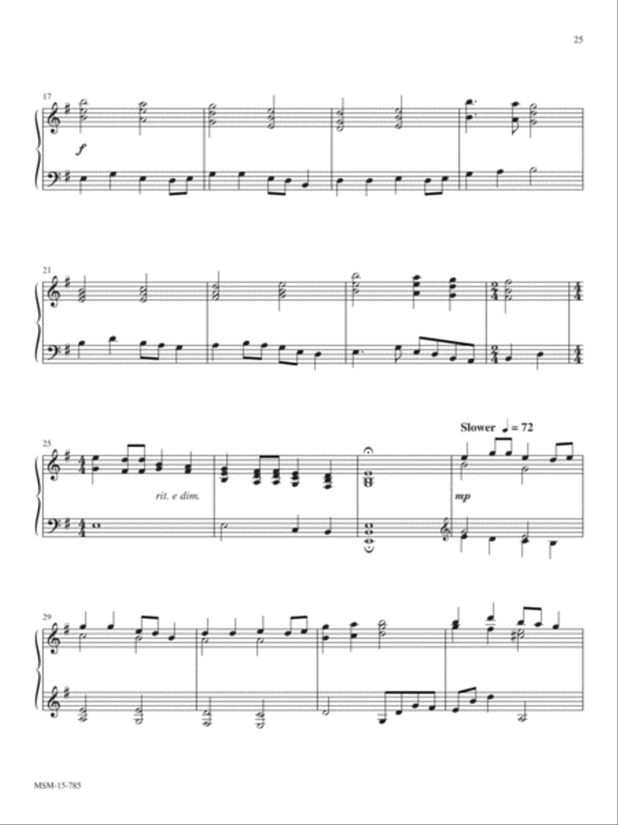 I Will Arise and Go to Jesus Piano Solo scores gallery preview page 2