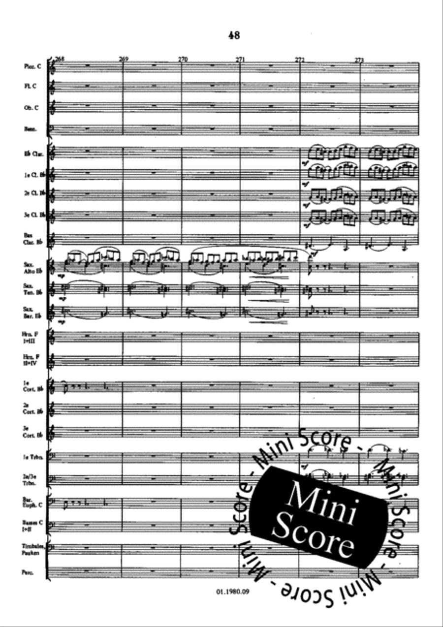 Dynamic Ouverture Concert Band scores gallery preview page 52