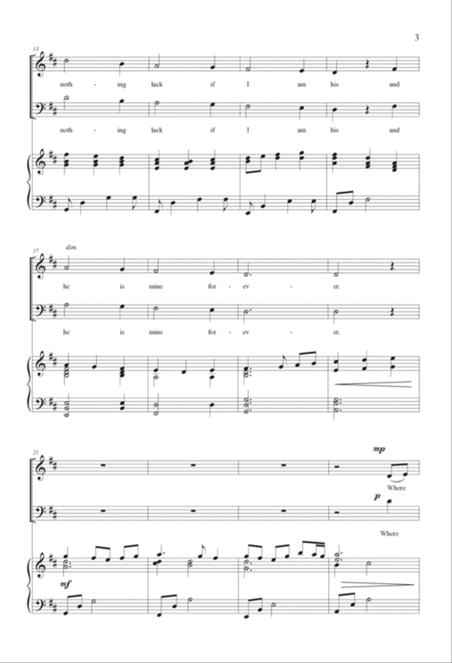 The King of Love and Grace Choir scores gallery preview page 3
