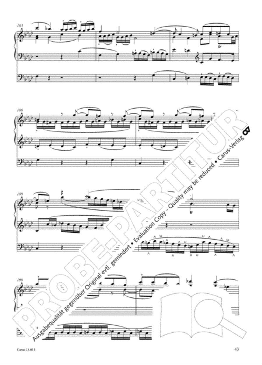 W. A. Mozart: Three organ works Organ scores gallery preview page 44