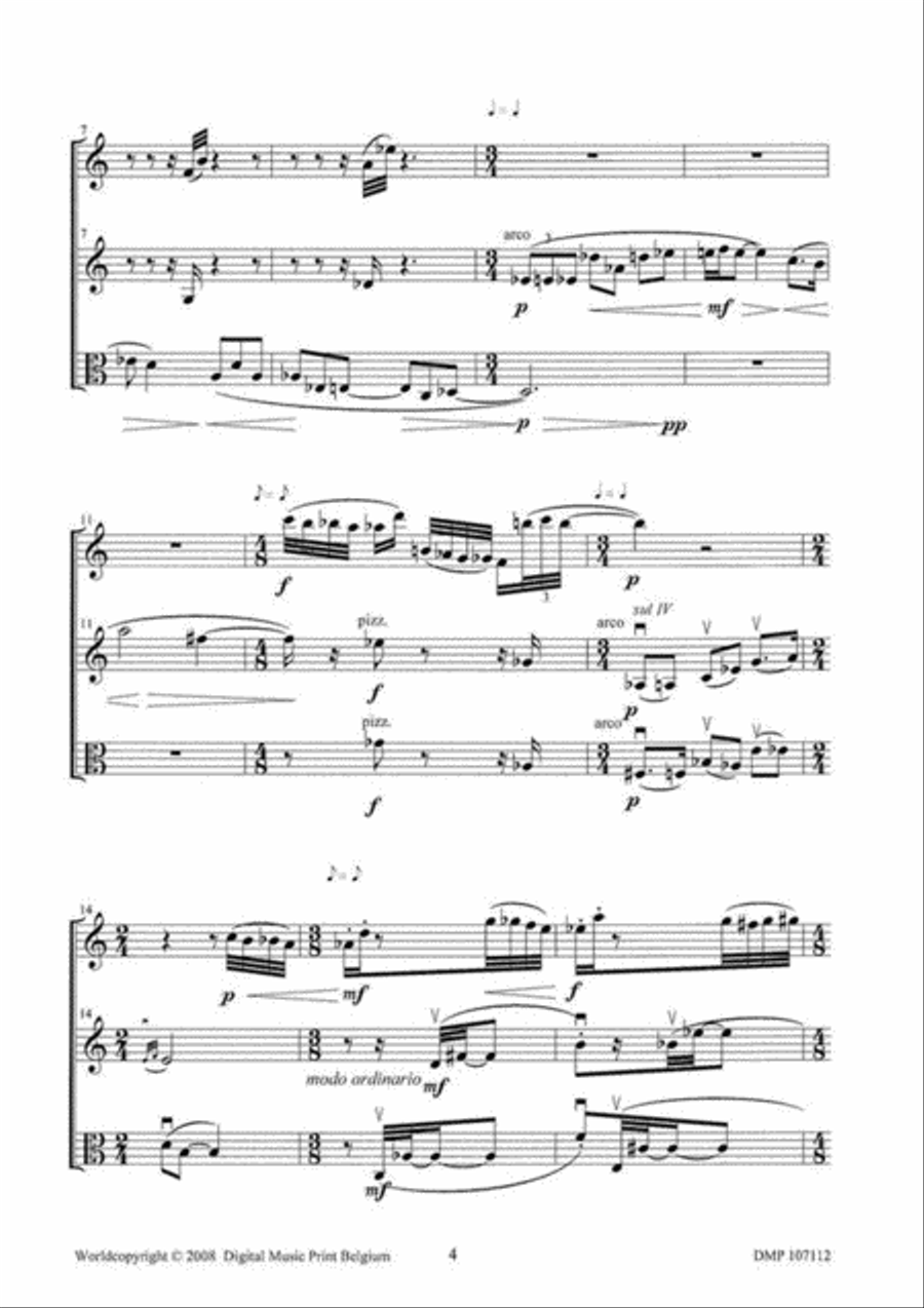 Poème Poème Flute scores gallery preview page 3