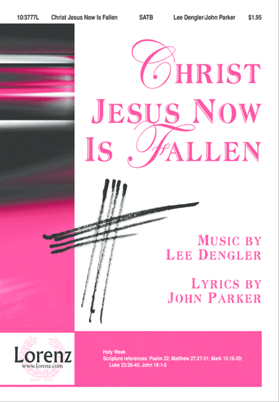 Christ Jesus Now Is Fallen 4-Part scores gallery preview page 1