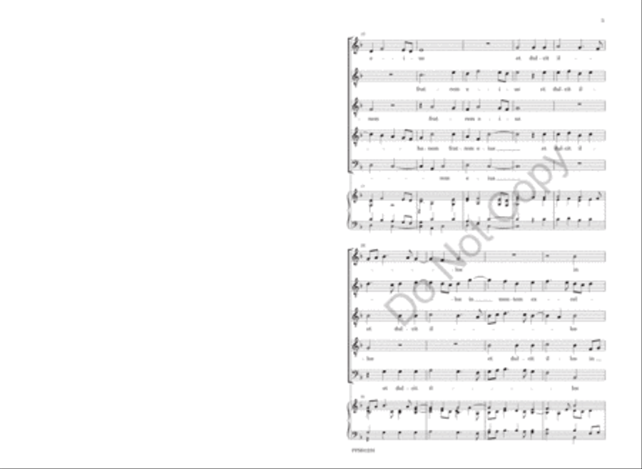 Et post dies sex assumpsit Jesus A Cappella scores gallery preview page 8