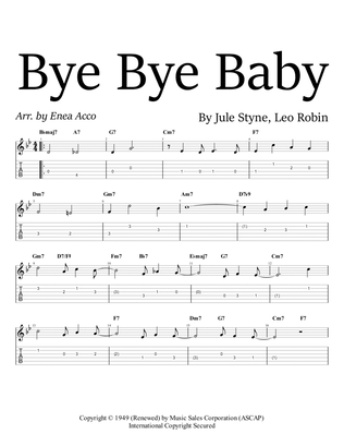 Bye Bye Baby