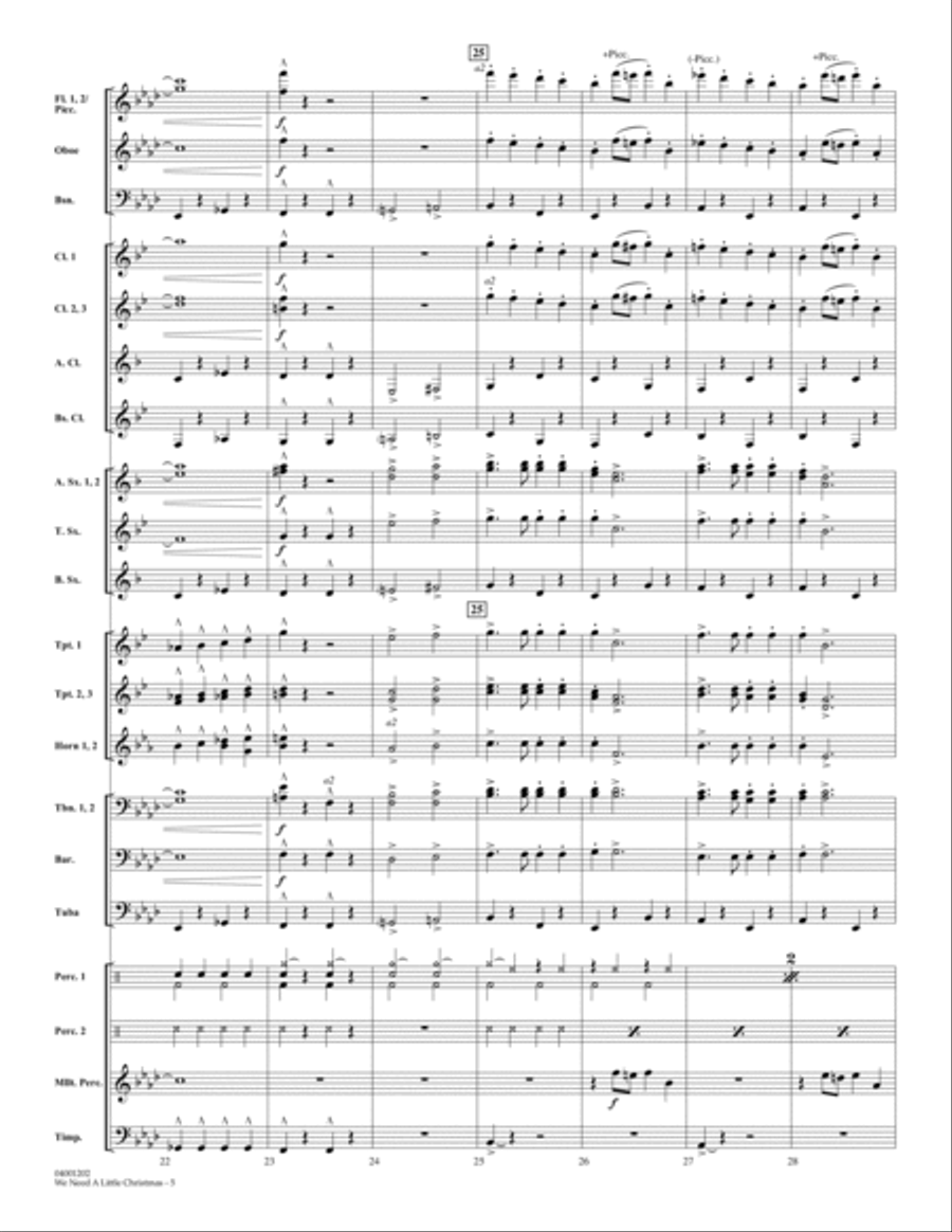 We Need a Little Christmas (from 