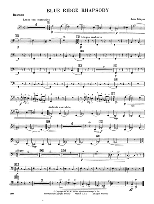 Blue Ridge Rhapsody: Bassoon