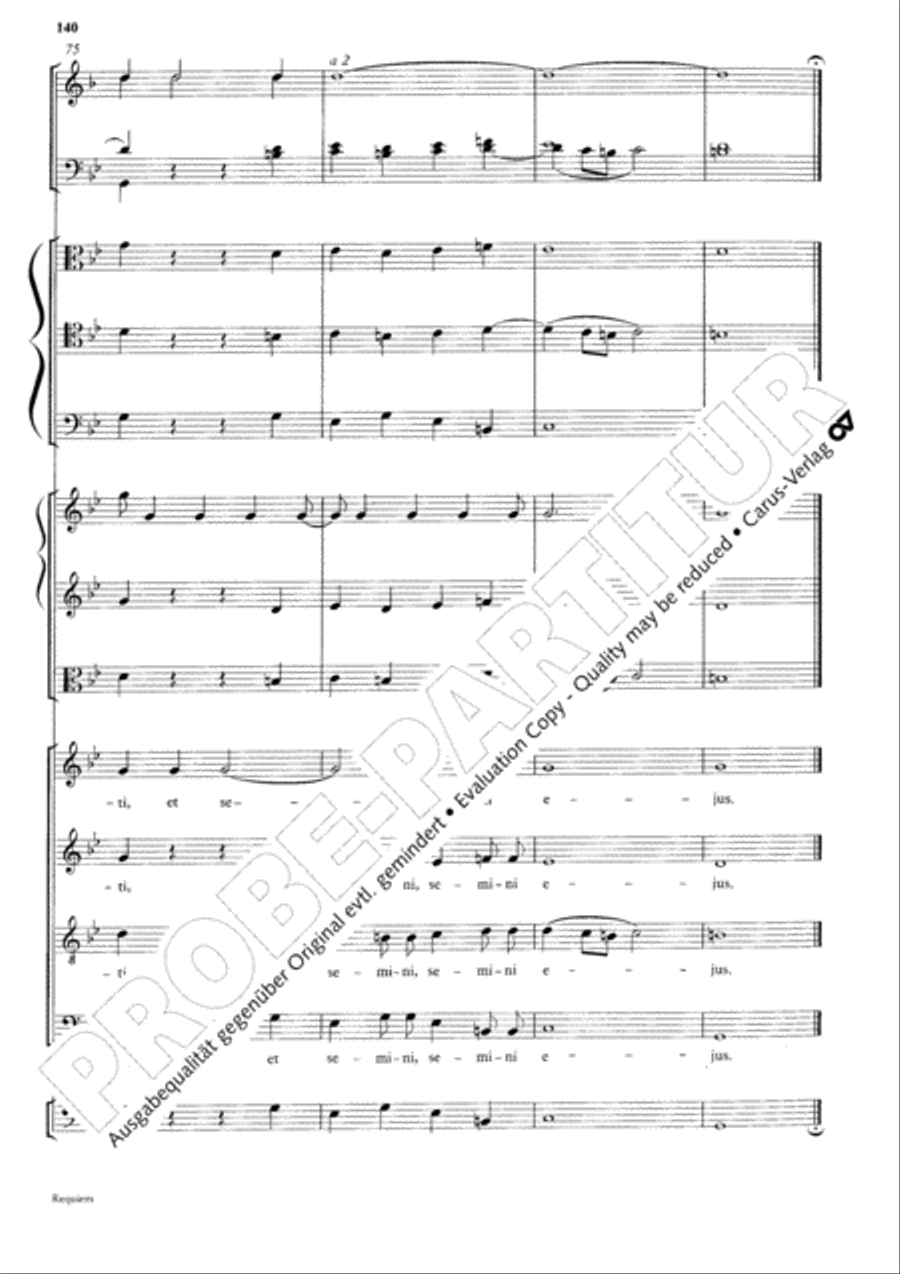 Requiem Requiem 4-Part scores gallery preview page 147