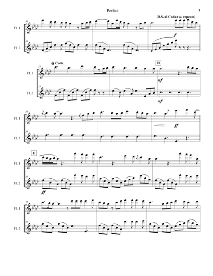 Perfect Flute Duet scores gallery preview page 3