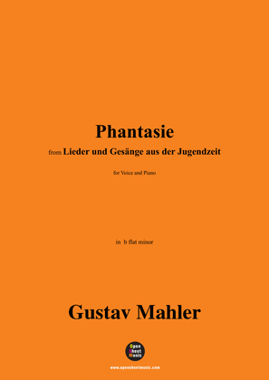 Book cover for G. Mahler-Phantasie,in b flat minor