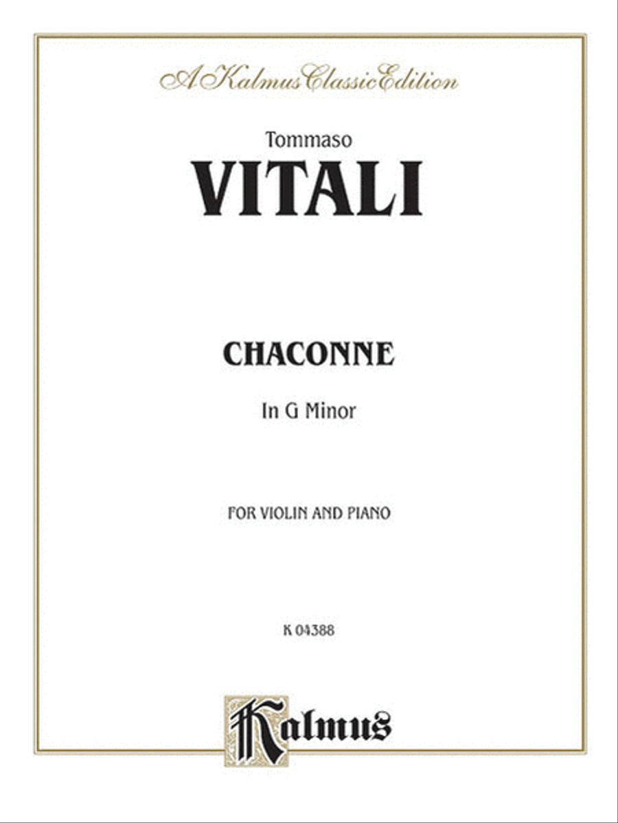 Chaconne in G Minor Small Ensemble scores gallery preview page 1