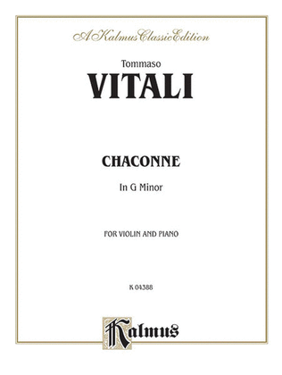 Book cover for Chaconne in G Minor