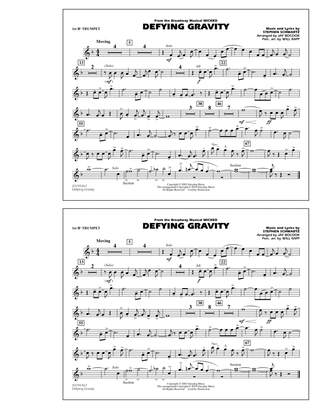 Book cover for Defying Gravity (from Wicked) - 1st Bb Trumpet