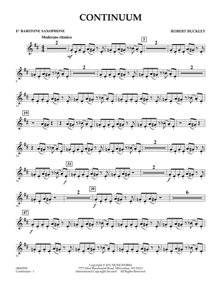 Continuum - Eb Baritone Saxophone