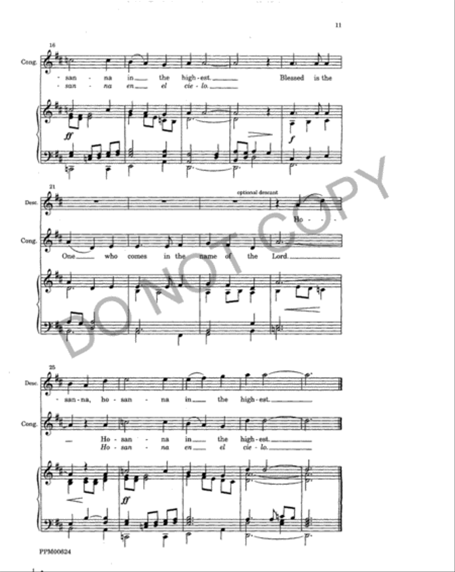 Festival Eucharist (Choral Score) 4-Part scores gallery preview page 12