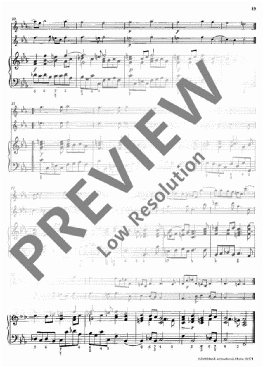 Twelve Triosonatas Cello scores gallery preview page 20