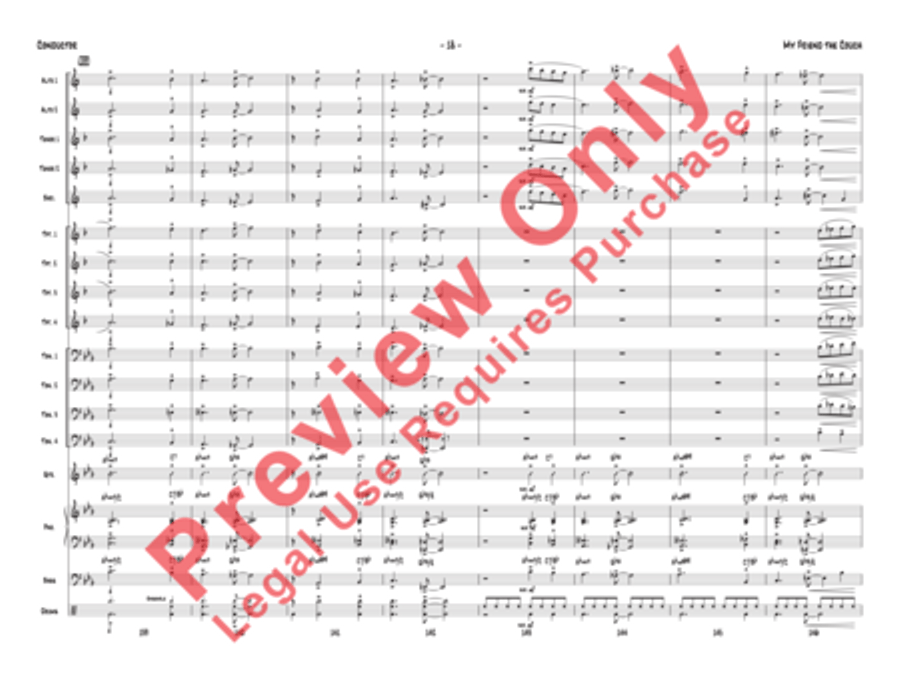 My Friend the Couch Jazz Ensemble scores gallery preview page 21