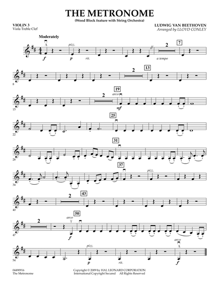 The Metronome - Violin 3 (Viola Treble Clef)